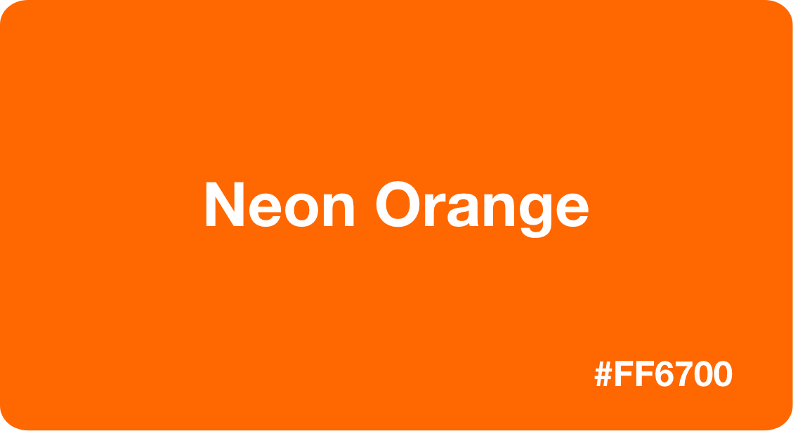 Neon Orange Color Best Practices Color Codes Palettes More 